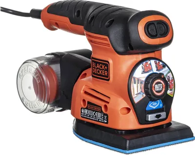 Obrázek produktu pro Black & Decker KA280, Multifunkční bruska, Sychý zip, 13000 ot/min, 2 mm, 1 mm, AC