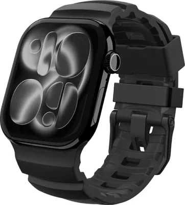 Obrázok produktu pre Spigen WBS2, Skupina, Smartwatch, Čierna, Apple, Apple Watch 10/11 (46mm), Silikón