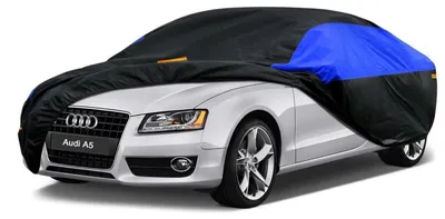 Produktbild von Autoabdeckung Wasserdicht Atmungsaktiv für Audi A5 (2009-2024) Schwarz Blau