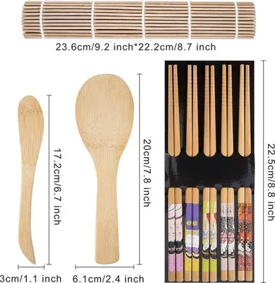 Zdjęcie produktu dla Japoński zestaw do sushi z melaminy – zestaw do sushi wysokiej jakości