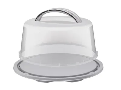 Immagine prodotto di Contenitore con coperchio per torte rotonde Kalinka 35cm grigio