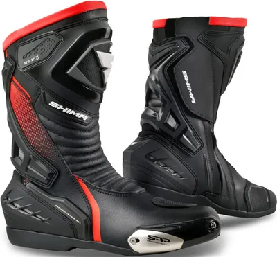 Produktbild von SHIMA RSX-6 Motorrad Stiefel, schwarz/rot, 44