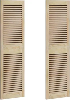 Immagine prodotto di vidaXL Ante per armadio, 2 pezzi, colore naturale, 140,5 x 2,1 x 39,5 cm