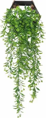 Produktbild von 2 Stück Künstliche Ivy Efeu Künstlich Efeu Hängend girlande Gefälschte Hängende Reben Anlage für Hochzeit Garten Wand Dekoration/Grün