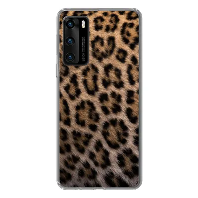 Produktbild von MuchoWow® Handyhülle Schutzhülle Hülle für Huawei P40 Panther Druck Silikon Softcase Handy Hülle - Handytasche