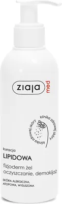 Zdjęcie produktu dla Ziaja Med, Lipidowa, fizjoderm żel oczyszczający do demakijażu, 200 ml