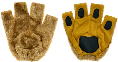 Produktbild von Oblique Unique Bärentatzen Handschuhe Tier Handschuhe für Bär Kostüm Accessoires Karneval Fasching Motto Party Uni