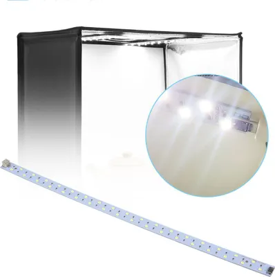 Zdjęcie produktu dla Mini oświetlenie LED 6400K zasilane przez USB do studyjnego namiotu fotograficznego (35 cm)