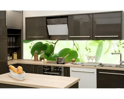 Obrázek produktu pro Dimex fototapety do kuchyně, samolepicí - Listy zelené 60 x 260 cm