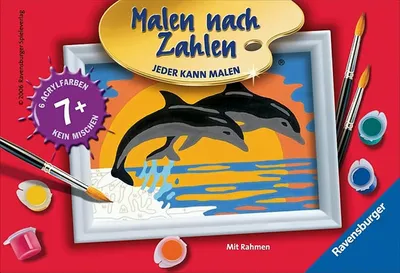 Produktbild von Malen nach Zahlen Classic: Delfinromantik