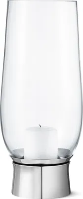 Produktbild von Lumis Windlicht Edelstahl/Glas groß