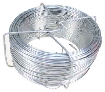 Produktbild von 100m Draht Ø1mm VERZINKT Drahtspinne Bindedraht Wickeldraht Basteldraht Gartendraht