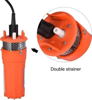 Imagen del producto de Bomba sumergible solar de 150W - 65 litros/minuto - 30 metros de cable - bomba de agua ecológica para aguas profundas