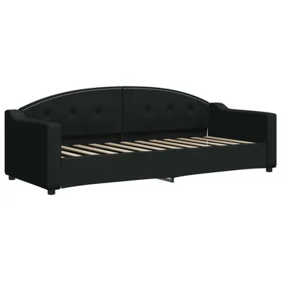 Obrázek produktu pro vidaXL Lůžko na denní spaní černé 80x200 cm Látka