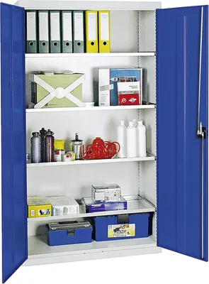 Zdjęcie produktu dla Szafka narzędziowa 4 tace 1800x1000x500mm szara/niebieska