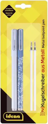 Obrázok produktu pre Idena biroset kovový - 2 kusy s 2 náhradnými náplňami
