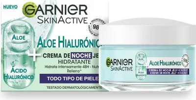 Produktbild von Garnier Skinactive Aloe Hialurónico Crema De Noche 50ml