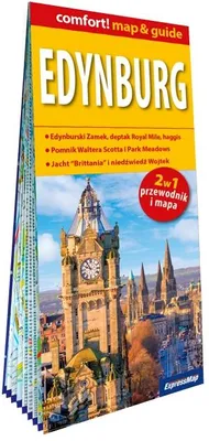 Zdjęcie produktu dla Comfort! Przewodnik Turystyczny Edynburg - Mapa 2w1