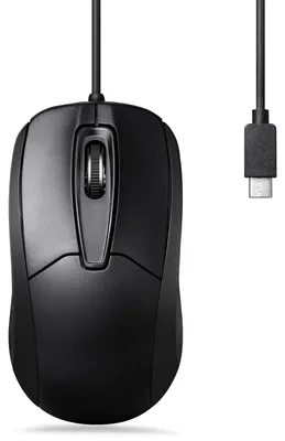 Immagine prodotto di Perixx PERIMICE-209 C Black Mouse Corded Optical Black 3 Buttons 1000 dpi