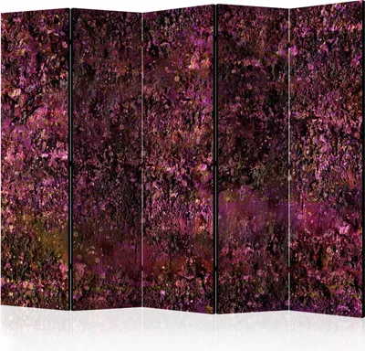 Produktbild von Akusticher Raumteiler Abstrakt Foto Paravent 225x172 cm beidseitig auf Vlies-Leinwand bedruckt Akustikschaum Trennwand Spanische Wand Sichtschutz Home Office Struktur Textur f-A-0521-z-c