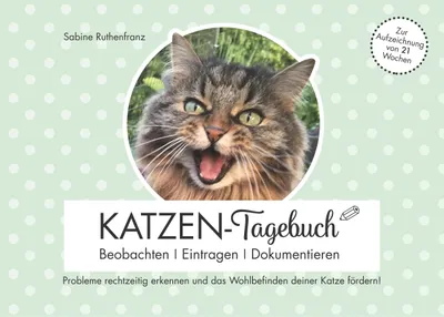 Produktbild von Katzen-Tagebuch - Beobachten - Eintragen - Dokumentieren