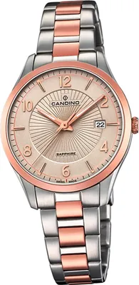 Produktbild von Candino Damen Uhr Analog C4610/2 Edelstahl Armbanduhr Elegant ros?gold D2UC4610/2