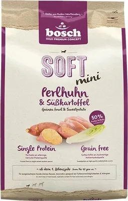 Zdjęcie produktu dla Bosch 1 kg SOFT Mini – perliczka i słodki ziemniak