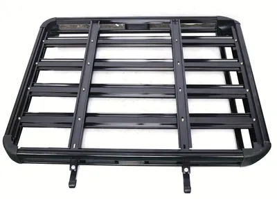 Produktbild von Dachboxhalterungen - Dachgepäckträger - Dachgleiter - Autodachgepäckträger - Gepäckträger - Aluminium - Schwarz