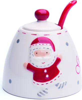 Produktbild von Excelsa Zuckerdose Santa Claus Keramik 9Xh8X9 Cm Bunt
