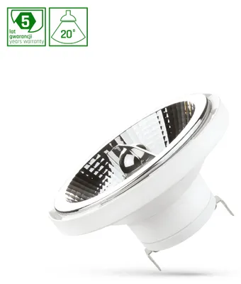 Obrázok produktu pre LED G53 11W 12V AC neutrálna biela AR111 800 Lumen 20°