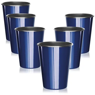 Productafbeelding van Solidchoice - Set van 6 RVS Drinkbekers 500ml voor Buiten