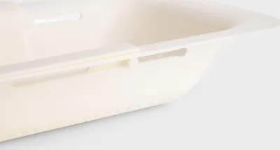 Produktbild von HOMLA EASY COOK Küchenabtropfschale creme 37x20 cm
