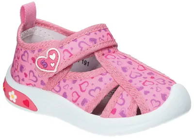 Produktbild von American Club TEN191, Kinder Turnschuhe mit Klettverschluss leichte Sneaker mit Leder-Einlegesohle, Rosa 25