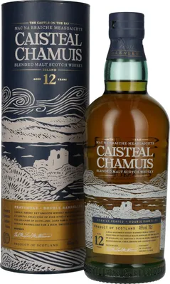 Image de Caisteal Chamuis 12 Years Old Sherry Casks Heavily Peated Blended Malt 46% Vol. 0,7l en boîte cadeau