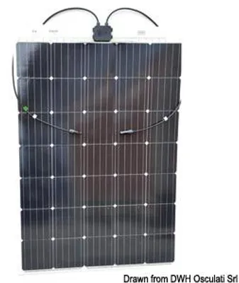 Obrázek produktu pro ENECOM flexibilní solární panel 165 Wp, 1355 × 660 mm, Osculati 12.034.16