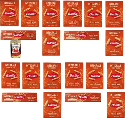Produktbild von Testpaket Pasta Integrali Vollkorn italienisch Nudeln 20x 500 g pack + Italian Gourmet polpa 400g