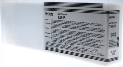Productafbeelding van Epson inktpatroon mat zwart T 591, 700 ml. Artikelnummer: T5918N