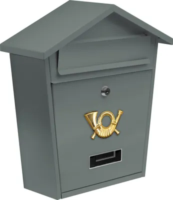 Immagine prodotto di Cassetta per le lettere VOREL in grafite con 2 chiavi - 370x320x105 mm