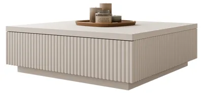 Produktbild von MIRJAN24 Couchtisch Locta, Stilvoll Wohnzimmer mit zwei Klappe (Farbe: Sandbeige)