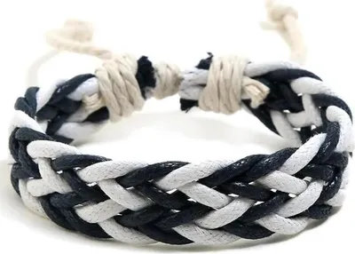 Produktbild von ZE-33172 Armband in Schwarz/Weiß – Stilvoll & Bequem KP33172