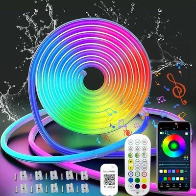 Immagine prodotto di Striscia LED RGB da 15 m con 1080 LED e Bluetooth