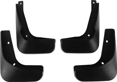 Image de Bavettes De Boue Pour Volkswagen Polo (Hatchback) 2011-2014 Avec Accessoires De Montage Bavettes De Boue Avant Et Arrière 1 Ensemble