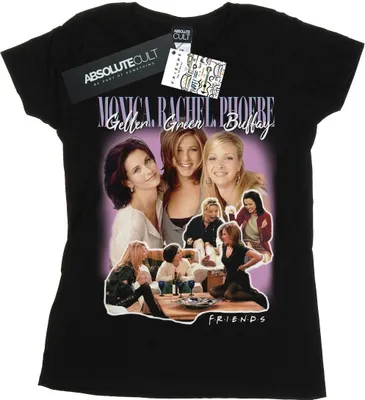 Produktbild von Friends - "Geller Green Buffay" T-Shirt für Damen BI21542 (L) (Schwarz)