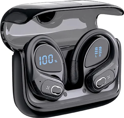 Bluetooth-Knochenschallkopfhörer Ohrbügel – 8h Akkulaufzeit, wasserdicht, Hi-Fi Stereo für Sport