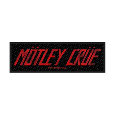 Produktbild von Mötley Crüe Logo Aufnäher zum Aufnähen 100 x 50 mm