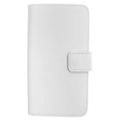 Produktbild von Schlanke Handyhülle für HTC M7 Weiß - Ledertasche Schutz 4250710508976