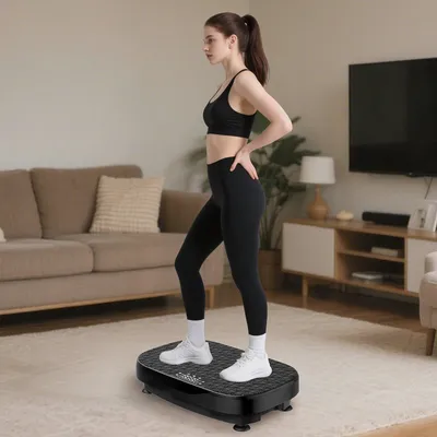 Image de Trilplaat - Plaque vibrante - Powerplate - Appareil de vibration - Équipement de fitness - Entraînement pour tout le corps