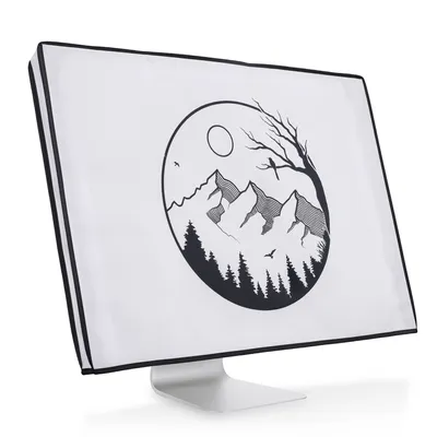 Zdjęcie produktu dla osłona monitora kwmobile 27-28" - Osłona ekranu PC dla monitora 27-28" - Pokrowiec na komputer