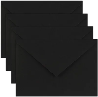 Immagine prodotto di C6 NK Buste Sirio Color Nero Busta nera 115 g - 25 pezzi