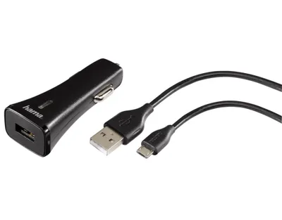 Obrázok produktu pre Hama 00108365, Auto, USB, Čierna